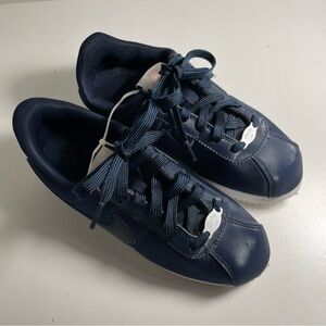 New Nike Cortez Basic Valentine's Day Navy with Rose sneakers sz 4